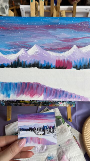 🎨 Paint the winter wonderland ❄️
